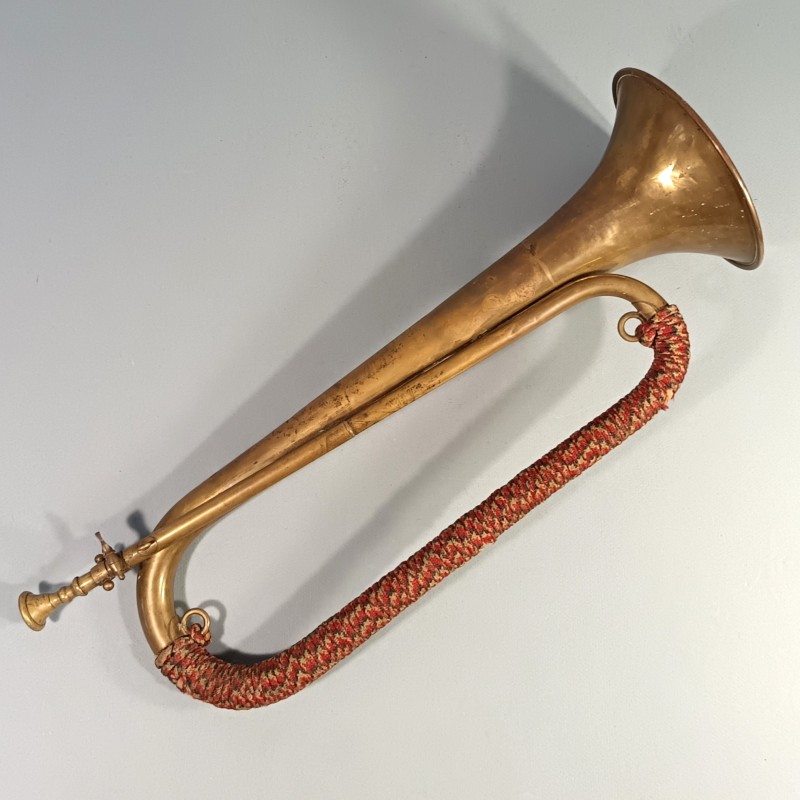 CLAIRON DE TRADITION FANFARE MUSICIENS ARMEE FRANCAISE A. LECOMTE & Cie PARIS MEDAILLE 1867 ET 1878 DATES 1912
